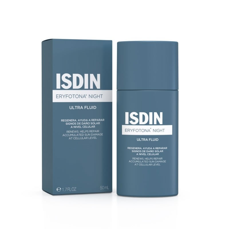 8429420285019 Isdin Eryfotona Night Ultra Fluid 50ml - Afbeelding 1