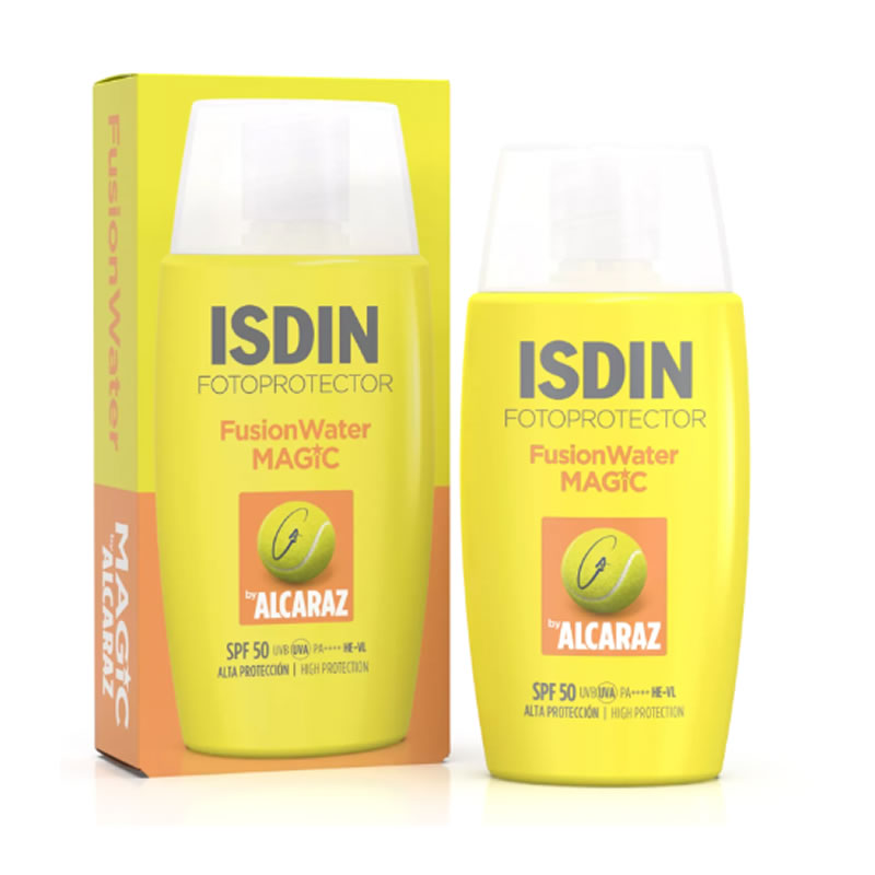 8429420291263_1 Isdin Fusion Water Magic Spf50 by Alcaraz 50ml - Afbeelding 1
