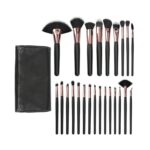 MIMO Makeup Brush Set Black 24 Pcs