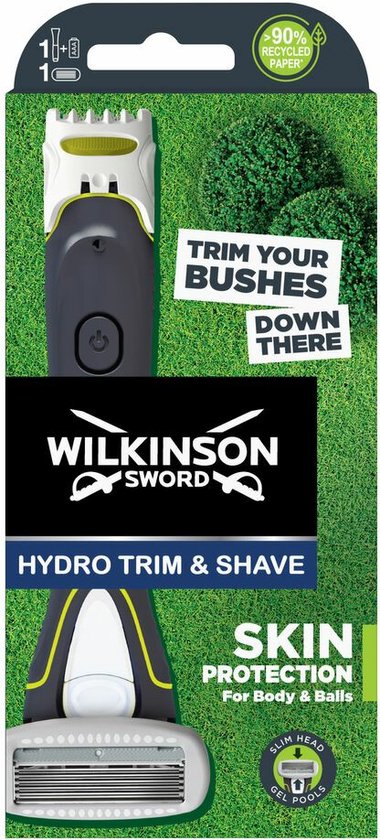 productImage-126 Wilkinson Hydro Trim & Shave Body & Balls Scheermes en Trimmer 1 set - Afbeelding 1