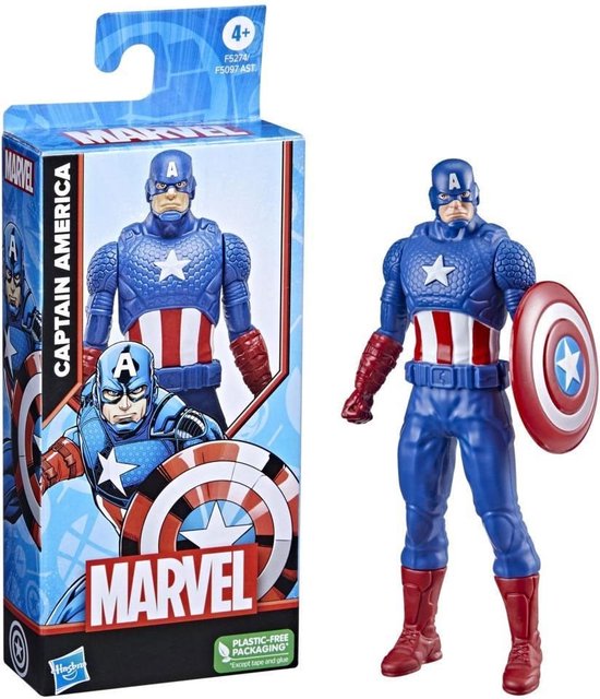 productImage-129 Marvel Captain America Action Figure (15cm) - Afbeelding 1