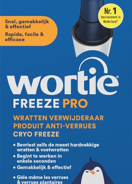 Wortie Freeze Pro wrattenverwijderaar 50 ml - eenvoudig Wratten en Voetwratten bevriezen, effectieve werking binnen 10 tot 14 dagen, Medische hulpmiddelen voor Voet Wrattenbehandeling