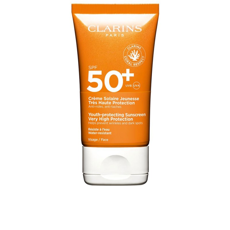 youth-protecting-sunscreen-uvauvb50-50-ml Clarins Solar Dry Touch Face Cream Uva/uvb50+ 50 ml - Afbeelding 1