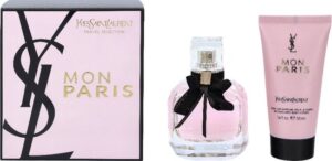 Yves Saint Laurent Mon Paris Giftset - 50 ml eau de parfum spray + 50 ml bodylotion - cadeauset voor dames - Afbeelding 3