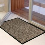 Deurmat Droogloopmat Laagpolig XXL 60 x 80 cm - Bruin Gestreept