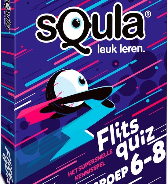 Squla Flits Quiz - groep 6-8 - Het supersnelle kennisspel - 100 vragen